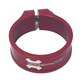 Fissaggio tija LEONARDI 31.8 mm rosso