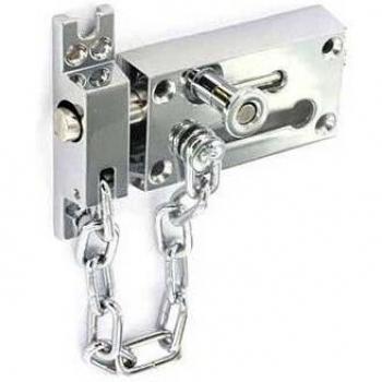 Securit S1637 Door Chain And Bolt Chrome Plated 80mm Pack Of 1
