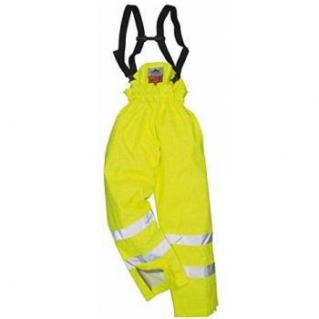 Pantalón Peto Bizflame Rain Ignífugo Amarillo
