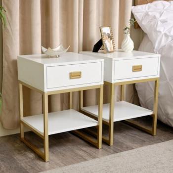 MELODYMAISON One Drawer Bedside Tables