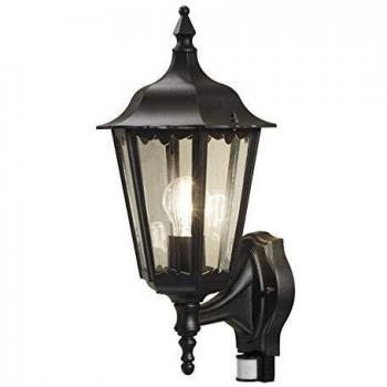 Firenze Stehende Außenwandlampe – Sensor, schwarz, IP44