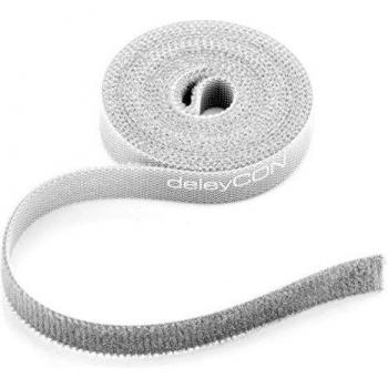 DeleyCON 2m Klettband Rolle 10mm Kabelmanagement