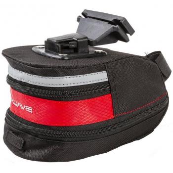 Borsa sella M-Wave Tilburg L rossa con strisce riflettenti