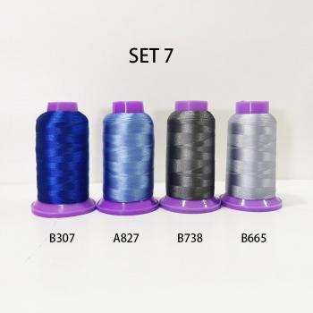 Hilo Sanbest 75D 4000 m con Brillo Extra – Perfecto para Singer y Babylock