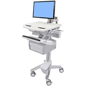 StyleView 43 LCD Arm Cart with Dual Tall Drawers
