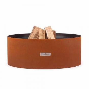 Barbecue braciere corten 80 cm bourbon con design rustico