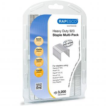 Rapesco 1246 Type 923 Staples in Various Sizes