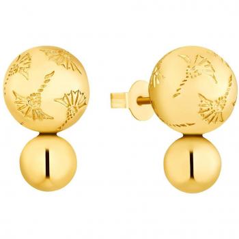 JOOP! Ohrstecker aus Edelstahl mit goldener IP-Beschichtung