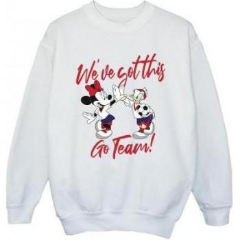 Sweatshirt Fille Disney Minnie Daisy On Gère 6-7 ans Noir