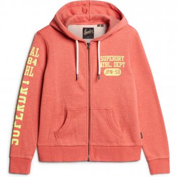 Superdry Damen Zip-Hoodie Super Athletic in Gelb-Orange