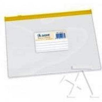 Bolsa Zipper A5 Apaisado Amarillo