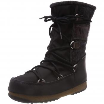 Moon-boot W.E. Vienna Felt MP, Stivali da Neve Donna, (Beige Chiaro/Nero 101), 36 EU