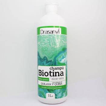 Champú Biotina y Aloe Vera Cabello Graso 300ml Drasanvi