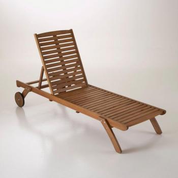 Bain de soleil La Redoute Intérieurs, chaise longue eucalyptus