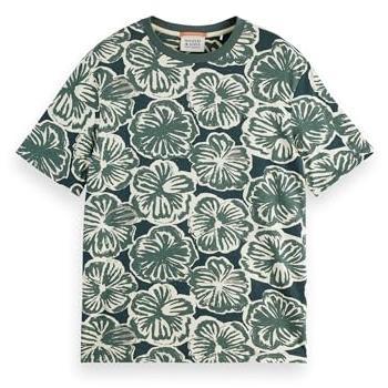 Scotch & Soda T-Shirt für Herren, 100% Baumwolle, Kurzarm