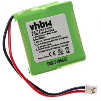 Batterie de remplacement NiMH 650mAh 2,4V pour Swisscom Aton CL-102