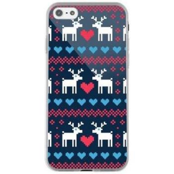 Copertura Rigida BigBen: Stampa Cuore-Cervo Rosso per iPhone 5/5s