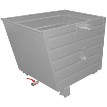 Pallet de copeaux Bauer Südlohn BSL 70 – Peint gris souris