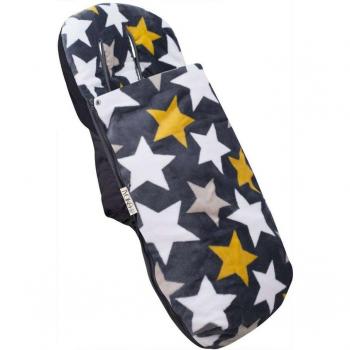 Saco Universal Jyoko con Forro Polar Nordic Yellow para Silla de Paseo y Impermeable