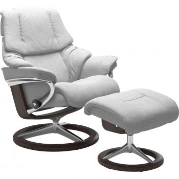 Stressless® Relaxsessel »Reno« in Lichtgrau aus Q2 FARON Rohleder