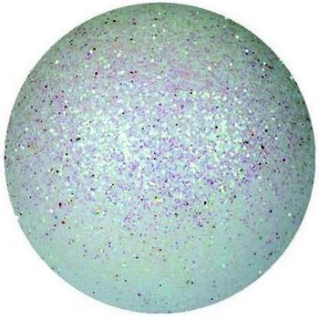 Euro Palms Deko-Kugeln, glitzernd, 3,5 cm, Weiß, 48er Pack