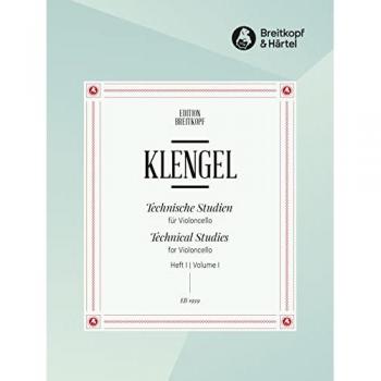 Technische Studien durch alle Tonarten für Cello Tonleitern in 2, 3 und 4 Oktaven, Dreiklänge usw. Band 1 (EB 1939)