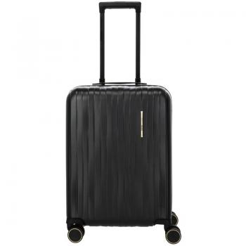 Travelite Barbara Novelty Hartschalenkoffer – 4 Rollen – 55 cm – 2,6 kg – 38 l – Schwarz