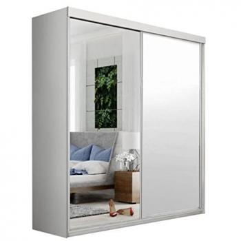 Großer Kleiderschrank mit Spiegel und Schiebetüren 23/200