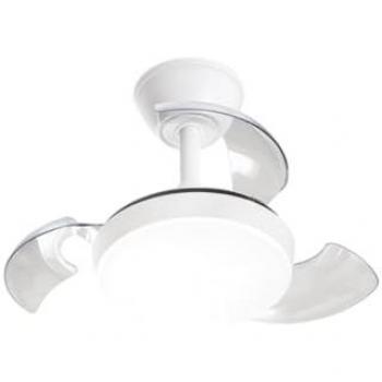Ventilador Mini Metal Pintado Blanco 24W Perenz 7169B