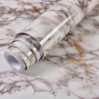 Marmo PVC Impermeabile per Decorazione Domestica