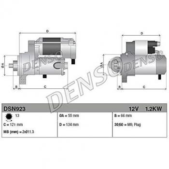 Starter Denso DSN923 (Ersatz)