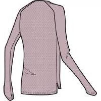 Nike Breathe Tailwind Longsleeve für Damen, Rost Pink, XS