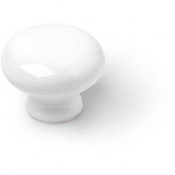 BLISTER 4 POMOS REDONDOS PORCELANA BLANCA MOD. 821 Ø35mm