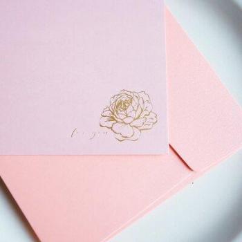 5-Piece Pink Lady Stationery Set