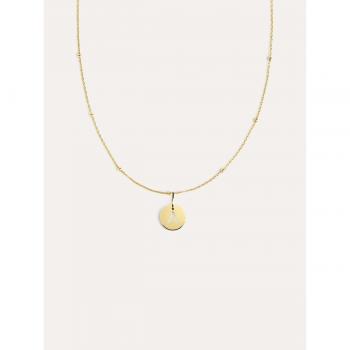 Collar Singularu “Medallón Mini” – Plata 925 + Baño Oro 18 Kt