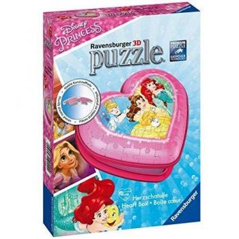 Ravensburger Disney Heart‑Shaped 3‑D Puzzle – 54 Pieces