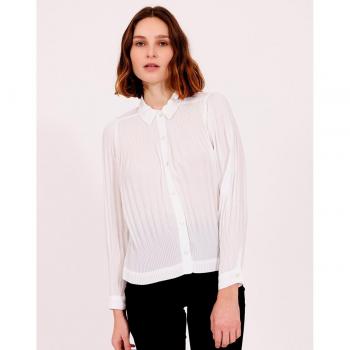 Blusa Naf Naf mujer con cuello camisa y manga larga