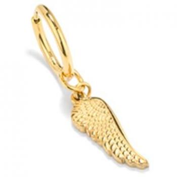 Pendientes de Acero Dorado para Hombre Radiant