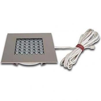 Hera Q 68-LED Strahler in Edelstahl