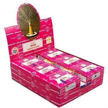 Satya Rose Scented Dhoop Set (12)