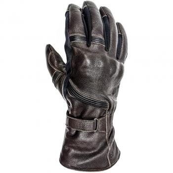 Helstons wasserdichte Winter Motorradhandschuhe Titanium Braun 3XL