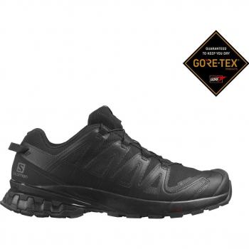 Salomon XA Pro V8 GTX Men's Trail Runner Shoes in Black/Black, size 7