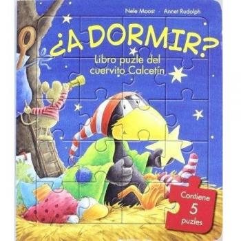 ¿A dormir?: Libro puzle del cuervito Calcetín