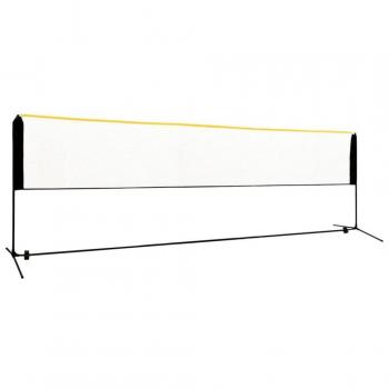Verstellbares Badmintonnetz aus Metall 500x103x94-158 cm