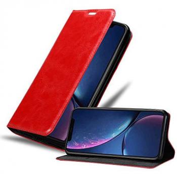 Funda de Cuero Rojo para iPhone 11 PRO con Cierre Magnético