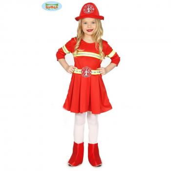 Fiesta Bombera Mini: Disfraz Infantil 5‑6 años