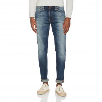 Nudie Jeans Men's Lean Dean Jeans, Blue, W38/L34