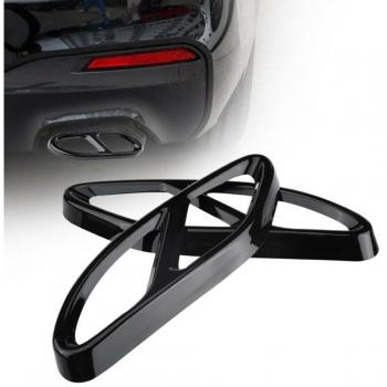 Accessoire Silencieux d'Échappement Noir pour Mercedes GLC C E Classe W205