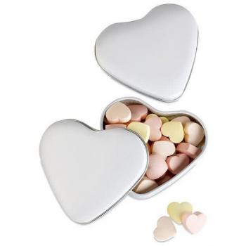Bomboniera in Latta “Cuore” 12 Unità 7x7x4