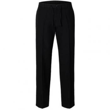 Pantalone Leroy 196 Nero Tessuto Lineare XL